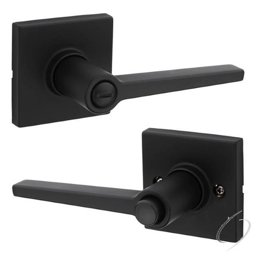 Safelock SL4000DALSQT-514 Daylon Lever with Square Rose Privacy Lock Iron Black Finish