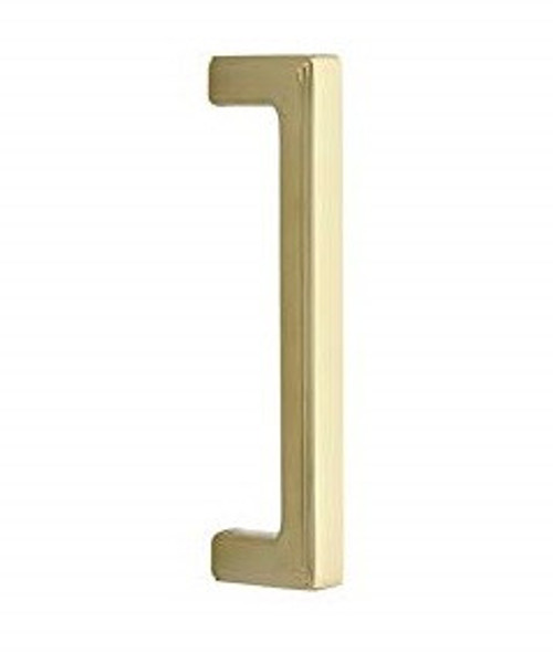 Emtek 86078US3NL Unlacquered Brass Wilshire 8" C-to-C Door Pull