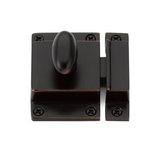 Emtek 2270US10B 2-1/4" x 2" Cabinet Latch Oil Rubbed Bronze Finish