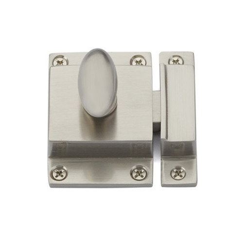 Emtek 2270US15 2-1/4" x 2" Cabinet Latch Satin Nickel Finish