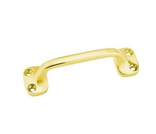 Emtek 2244US3NL Unlacquered Brass 4" Window, Utility Pull with Screws