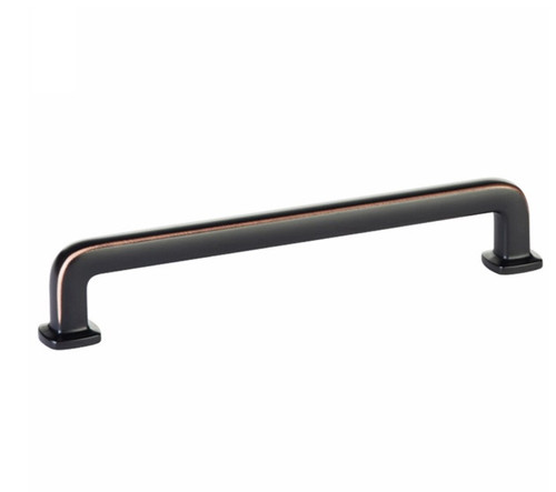 Emtek 86636US10B Oil Rubbed Bronze 6" C-to-C Westridge Pull