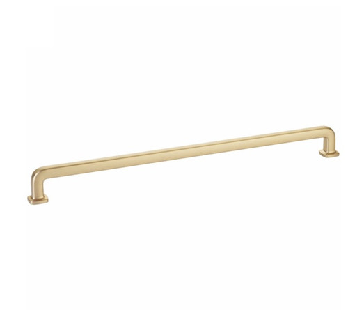 Emtek 86639US4 Satin Brass 12" C-to-C Westridge Pull