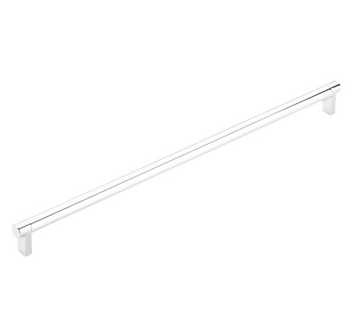 Emtek 84071.RECUS26.SMUS26 Rectangular Stem Smooth Appliance Pull with 18" Center to Center Polished Chrome Finish