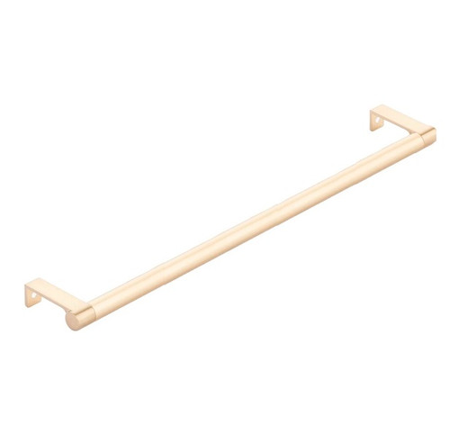 Emtek 84086.EDGRUS4.SMUS4 Select Cabinet Round Smooth Grip Edge Pull with 12-1/4" Center to Center Satin Brass Finish