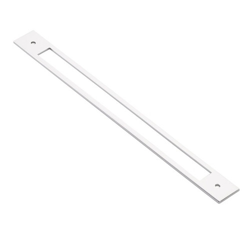 Emtek 86926US26 Modern Backplate for Cabinet Pull with 10" Center to Center Polished Chrome Finish