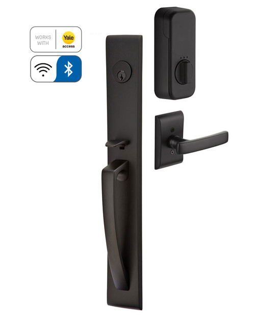 Emtek EMP4816XXXUS10B Orion Style EMPowered™ Motorized SMART Lock Oil Rubbed Bronze Finish with Your Choice of Handle
