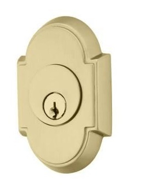 Emtek 8366US4 Satin Brass #8 Style Double Cylinder Deadbolt