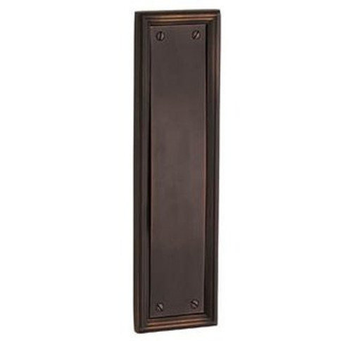 Baldwin 2280.112 Venetian Bronze 3.5” x 15” Nashville Push Plate