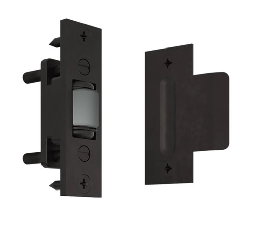 Baldwin 0432.102 Oil Rubbed Bronze Roller Latch w/T Strike