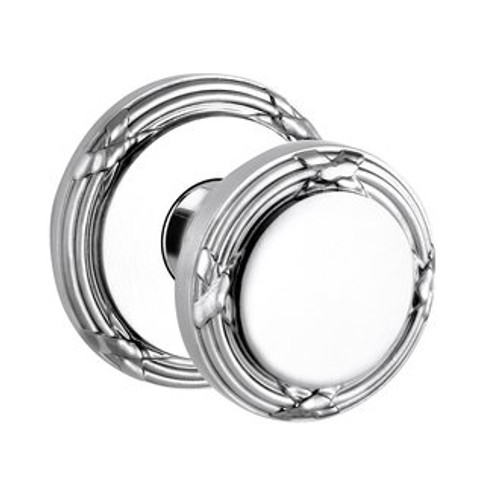 Baldwin 5013.260.pass Polished Chrome Passage 5013 Solid Brass Knob with Your Choice of Rosette