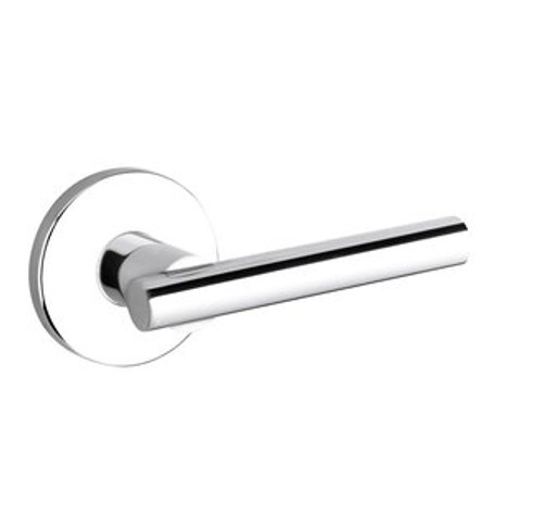 Baldwin 5137.260.pass Polished Chrome Passage 5137 Solid Brass Lever with Your Choice of Rosette
