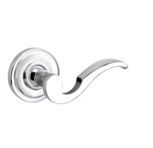 Baldwin 5152.260.pass Polished Chrome Passage 5152 Solid Brass Lever with Your Choice of Rosette