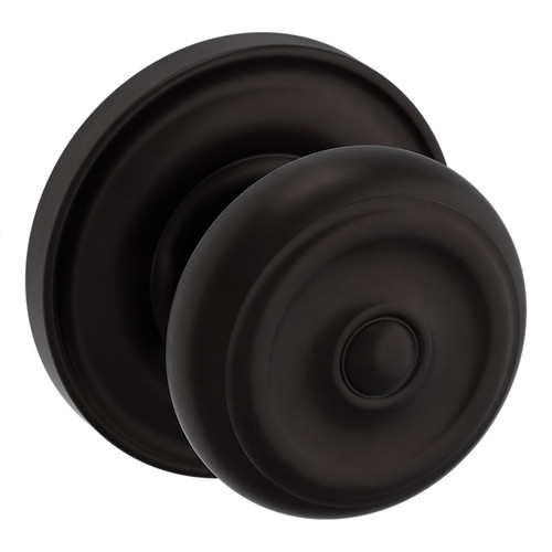 Baldwin 5020102IDM-PRE Oil Rubbed Bronze Half Dummy Colonial Knob with 5048 Rose