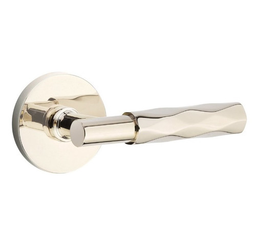 Emtek XXXX-TATR-US14-PRIV Polished Nickel T-Bar Tribeca Privacy Lever with Your Choice of Rosette