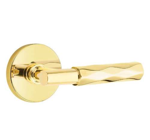 Emtek XXXX-TATR-US3NL-PRIV Unlacquered Brass T-Bar Tribeca Privacy Lever with Your Choice of Rosette