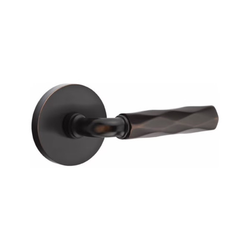 Emtek XXXX-RATR-US10B-PHD Oil Rubbed Bronze R-Bar Tribeca Pair Half Dummy Lever with Your Choice of Rosette