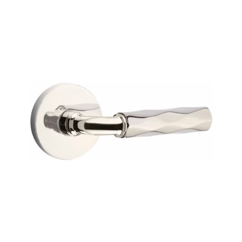 Emtek XXXX-RATR-US14-PHD Polished Nickel R-Bar Tribeca Pair Half Dummy Lever with Your Choice of Rosette