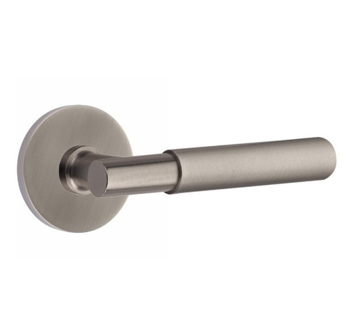 Emtek XXXX-TASM-US15A-PRIV Pewter T-Bar Smooth Privacy Lever with Your Choice of Rosette