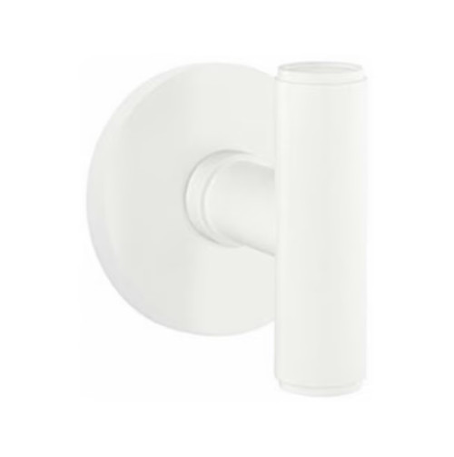 Emtek XXXX-ACE-MW-PHD Matte White Ace Pair Half Dummy Knobs with Your Choice of Rosette