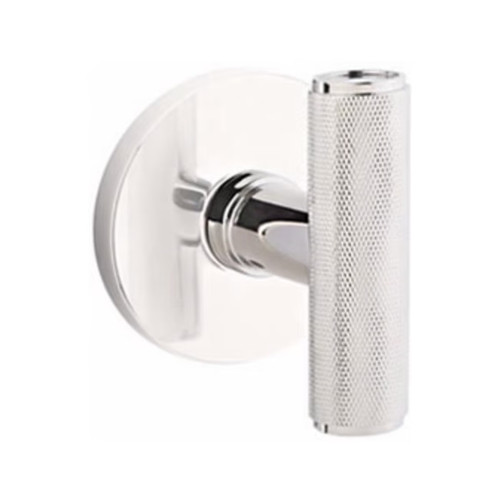 Emtek XXXX-ACEKN-US14-PRIV Polished Nickel Ace Knurled Privacy Knob with Your Choice of Rosette