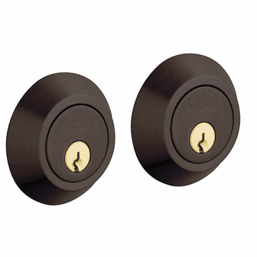 Baldwin 8242112 Venetian Bronze Double Cylinder Contemporary Deadbolt