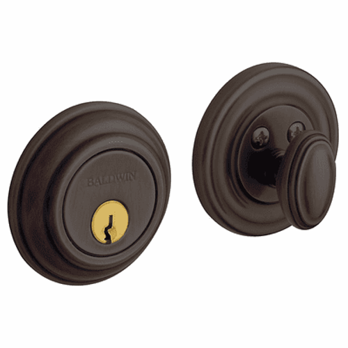 Baldwin 8231112 Venetian Bronze Single Cylinder Traditional Deadbolt