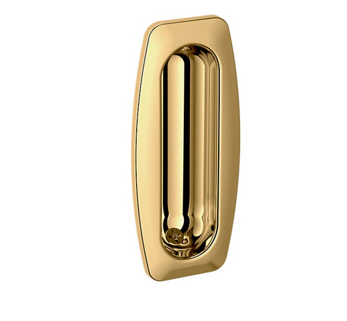 Baldwin 0458.031 Non-lacquered Brass Flush Pull