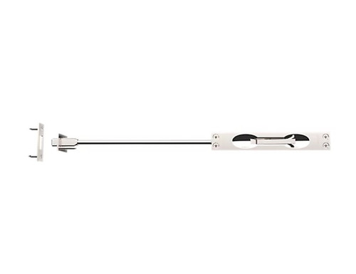 Baldwin 0600.055.24 Lifetime Polished Nickel 24” Flush Bolt