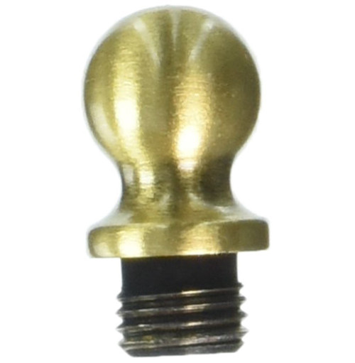 Baldwin 1090.060.I Satin Brass & Brown Ball Finial Tip