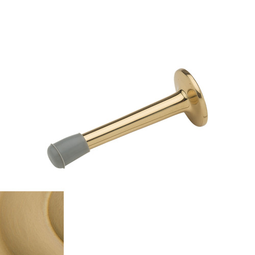 Baldwin 4055.033 Vintage Brass 3.4” Wall Door Bumper