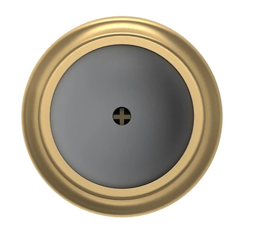 Baldwin 4252.033 Vintage Brass Convex Wall Flush Bumper