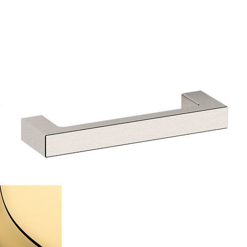 Baldwin 4406031 4" Center to Center Contemporary Pull Unlacquered Brass Finish