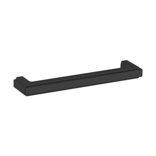 Baldwin 4427190 6" Center to Center Raise Pull Satin Black Finish