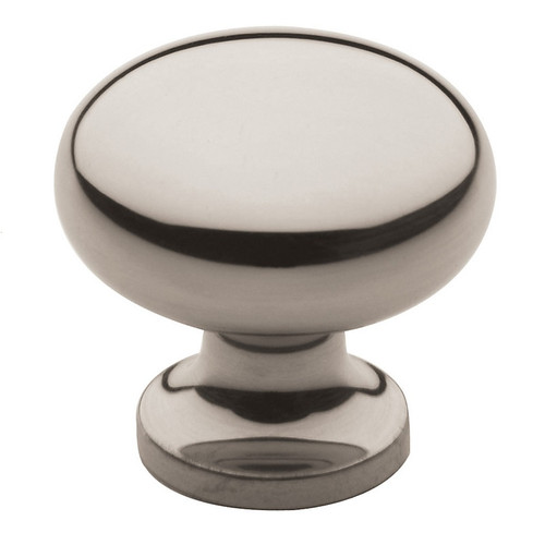 Baldwin 4704055 1" Ornamental Knob Lifetime Polished Nickel Finish