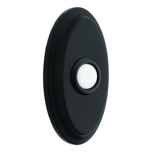 Baldwin 4861102 Oval Bell Button Oil Rubbed Bronze Finish