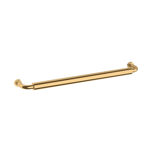 Baldwin 4955003 12" Center to Center Hollywood Hills Pull Lifetime Brass Finish