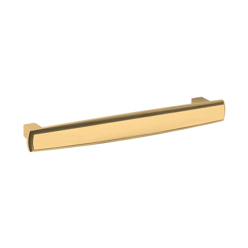 Baldwin 4947044 6" Center to Center Severin A Pull Lifetime Satin Brass Finish