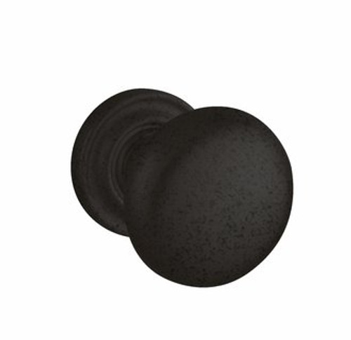 Baldwin 5015.402.pass.s Distressed Oil Rubbed Bronze Passage 5015 Solid Brass Knob with Your Choice of Small Rosette