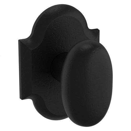 Baldwin 5024402IDM-PRE Distressed Oil Rubbed Bronze Half Dummy Knob with R030 Rose