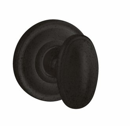 Baldwin 5057.402.priv Distressed Oil Rubbed Bronze Privacy 5057 Solid Brass Knob with Your Choice of Rosette