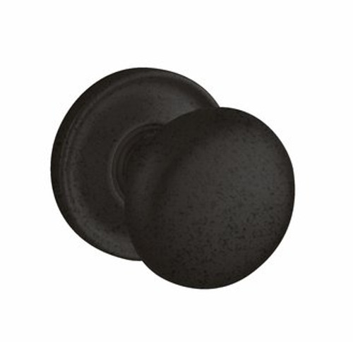 Baldwin 5015.402.priv Distressed Oil Rubbed Bronze Privacy 5015 Solid Brass Knob with Your Choice of Rosette