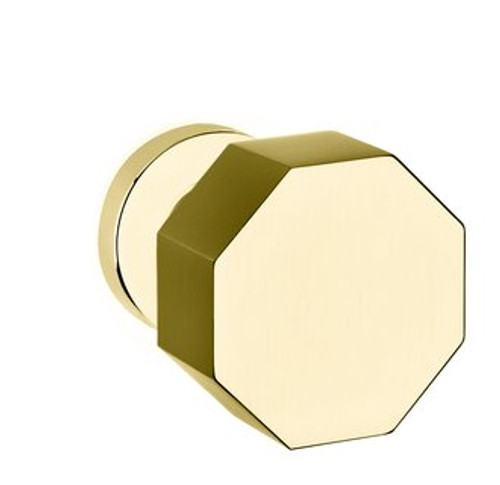 Baldwin 5073.003.pass.s Lifetime Polished Brass Passage 5073 Solid Brass Knob with Your Choice of Small Rosette