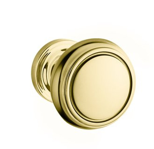 Baldwin 5068.003.priv.s Lifetime Polished Brass Privacy 5068 Solid Brass Knob with Your Choice of Small Rosette