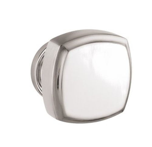 Baldwin 5011.055.FD.s Lifetime Polished Nickel Full Dummy 5011 Solid Brass Knob with Your Choice of Small Rosette