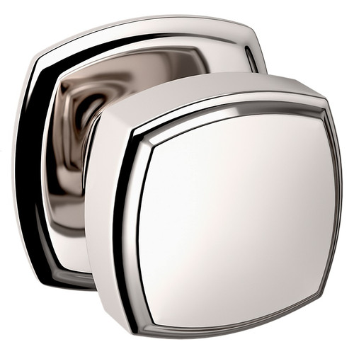 Baldwin 5011055IDM-PRE Lifetime Polished Nickel Half Dummy Knob with 5058 Rose