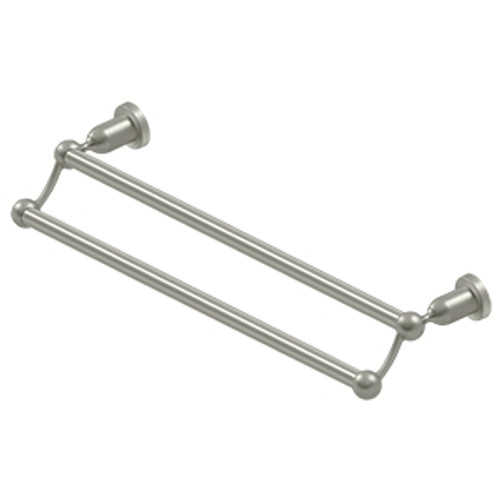 Deltana BBN2006/24-15 Satin Nickel 24" Double Towel Bar