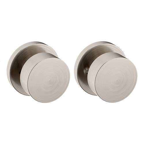 Baldwin 5055056PRIV-PRE Lifetime Satin Nickel Privacy Knob with 5046 Rose