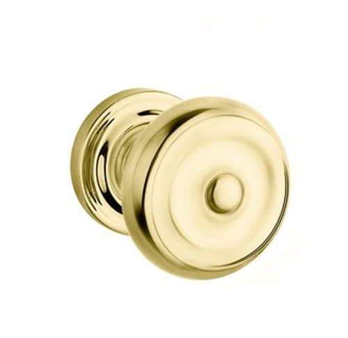 Baldwin 5020.031.priv.s Non-lacquered Brass Privacy 5020 Solid Brass Knob with Your Choice of Small Rosette