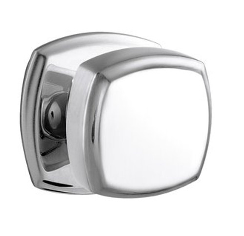 Baldwin 5011.260.fd Polished Chrome Full Dummy 5011 Solid Brass Knob with Your Choice of Rosette